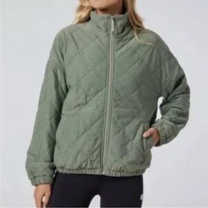 Vurri Halo Zip Up Jacket - Sage Green (small)